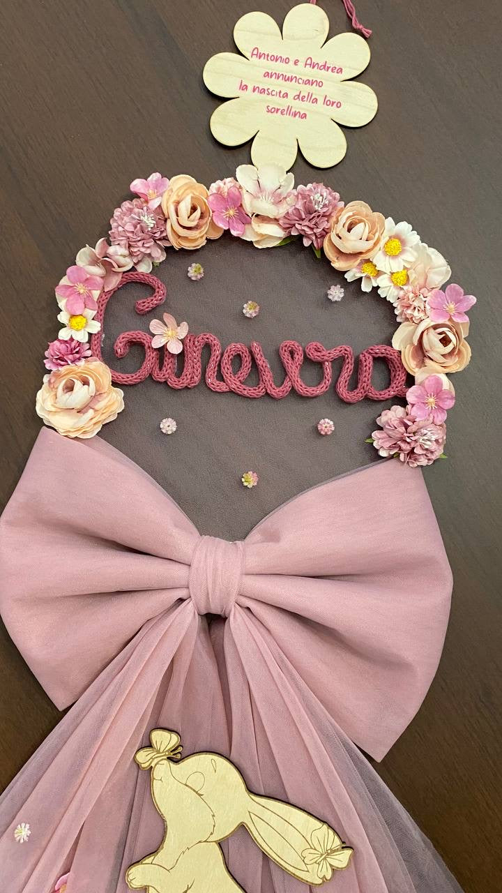 Fiocco Nascita "Camelia"