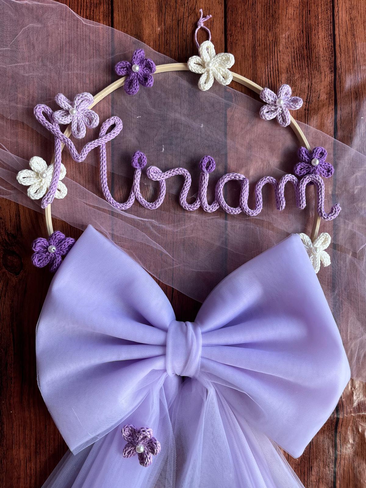 Fiocco Nascita "Miriam"