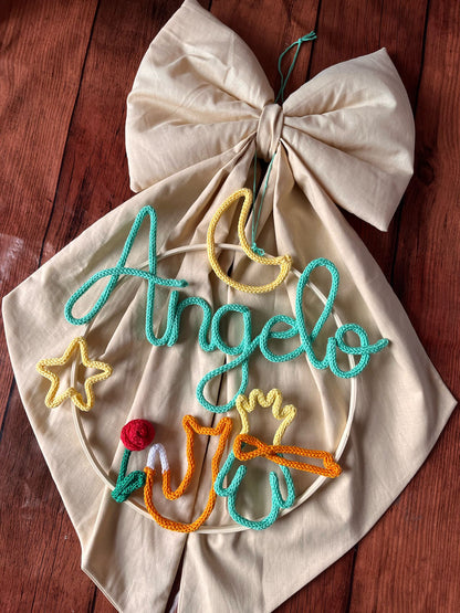 Fiocco Nascita "Angelo"