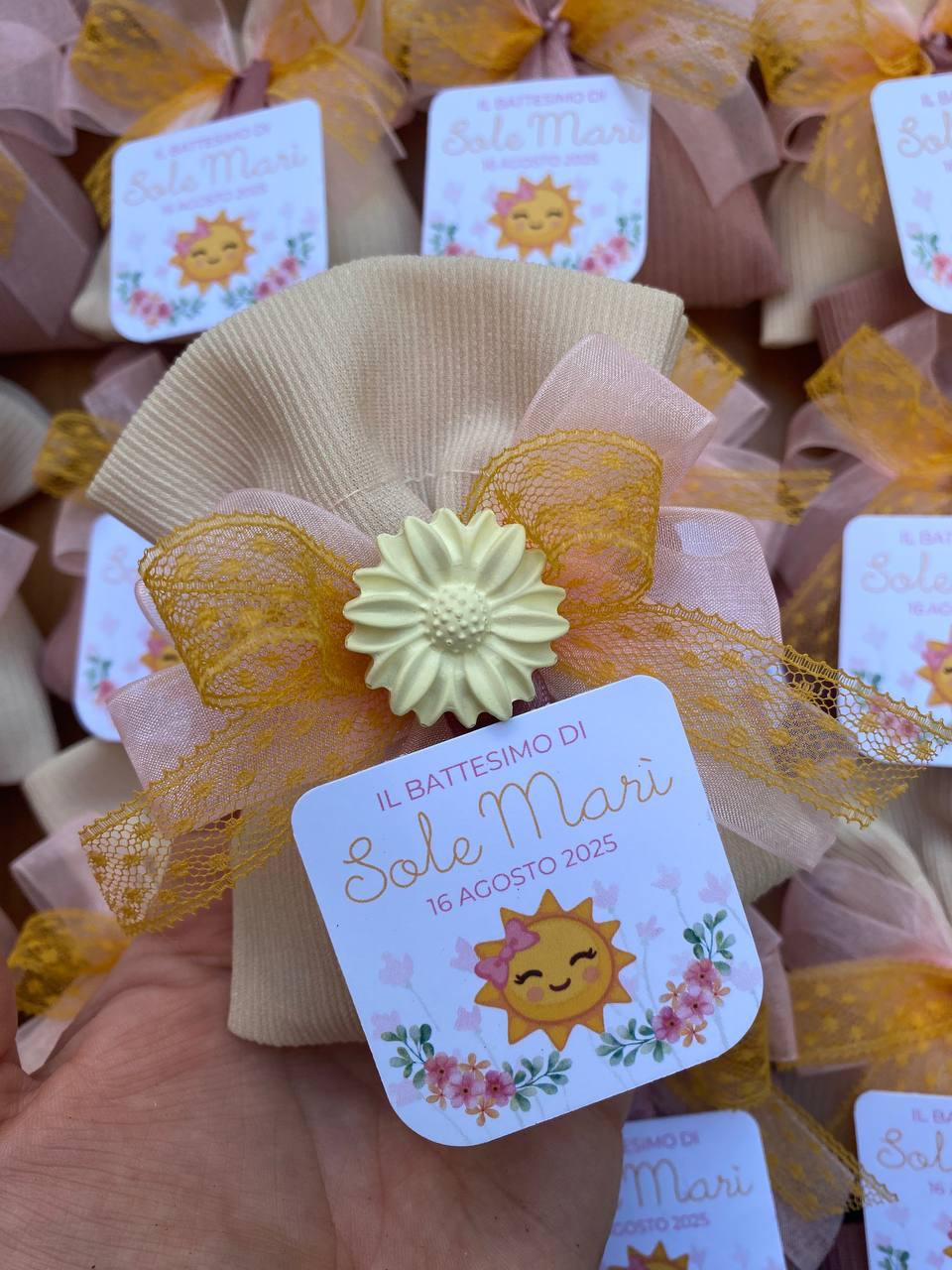 Sacchetti in stoffa con calamita
